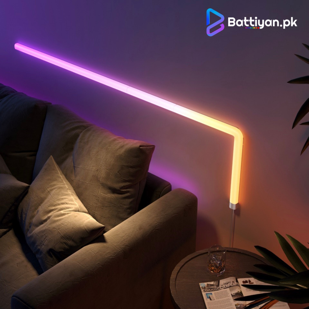 RGB Bars by Battiyan | 8 Pcs 10-Inch Smart RGB Tube Lights with Tuya App, Google Home & Alexa Support | Nanoleaf Lines Alternative Pakistan